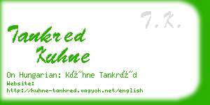 tankred kuhne business card
